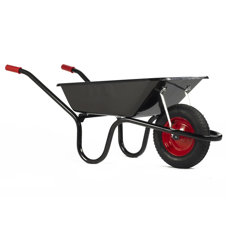 Camden Classic Black 85L Wheelbarrow Pneumatic Wheel